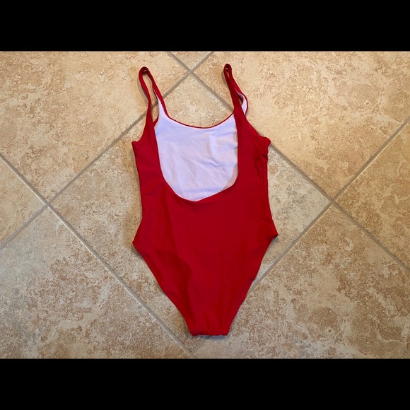 Graphic One Piece Bathing Suit - Picture 3 of 5